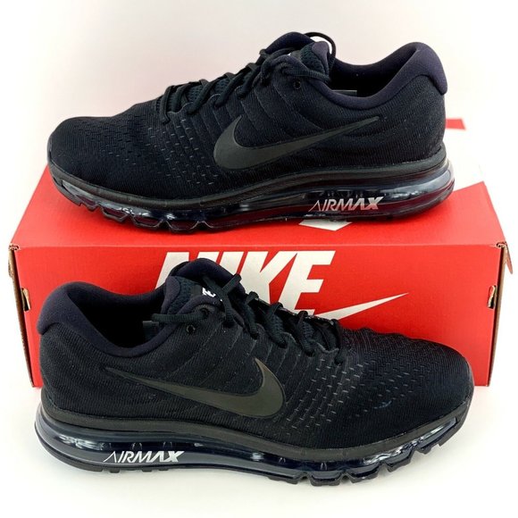 Nike Other - Nike Air Max 2017 Triple Black Men's Size 11-13 Sneakers Shoes